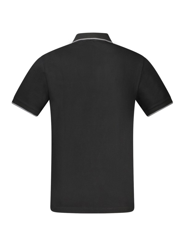 HUGO BOSS POLO MANICHE CORTE UOMO NERO