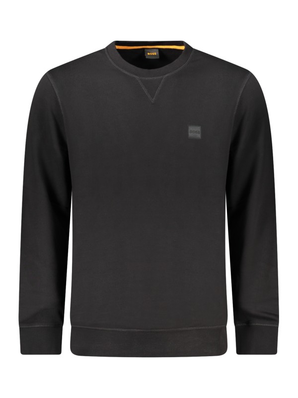 HUGO BOSS FELPA SENZA ZIP UOMO NERO