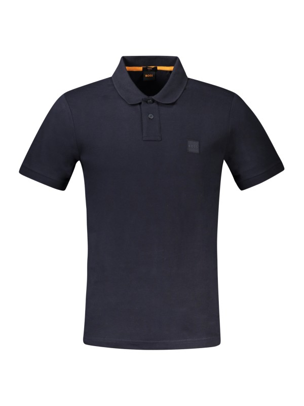 HUGO BOSS POLO MANICHE CORTE UOMO BLU