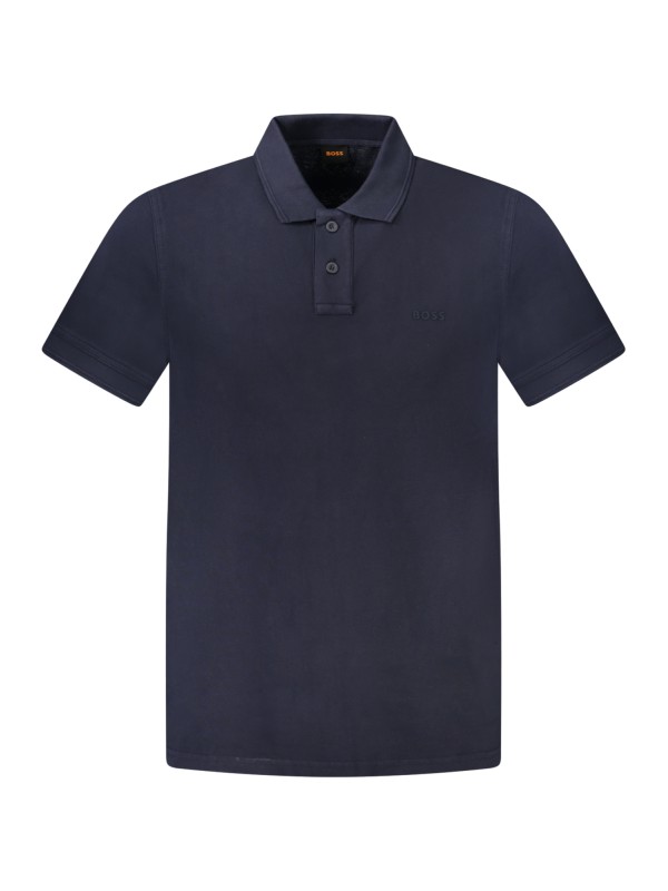 HUGO BOSS POLO MANICHE CORTE UOMO BLU