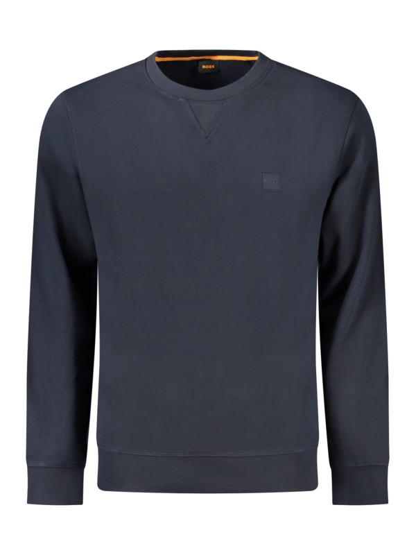 HUGO BOSS FELPA SENZA ZIP UOMO BLU