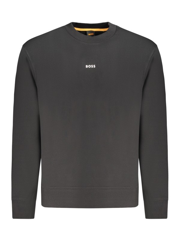 HUGO BOSS FELPA SENZA ZIP UOMO NERO