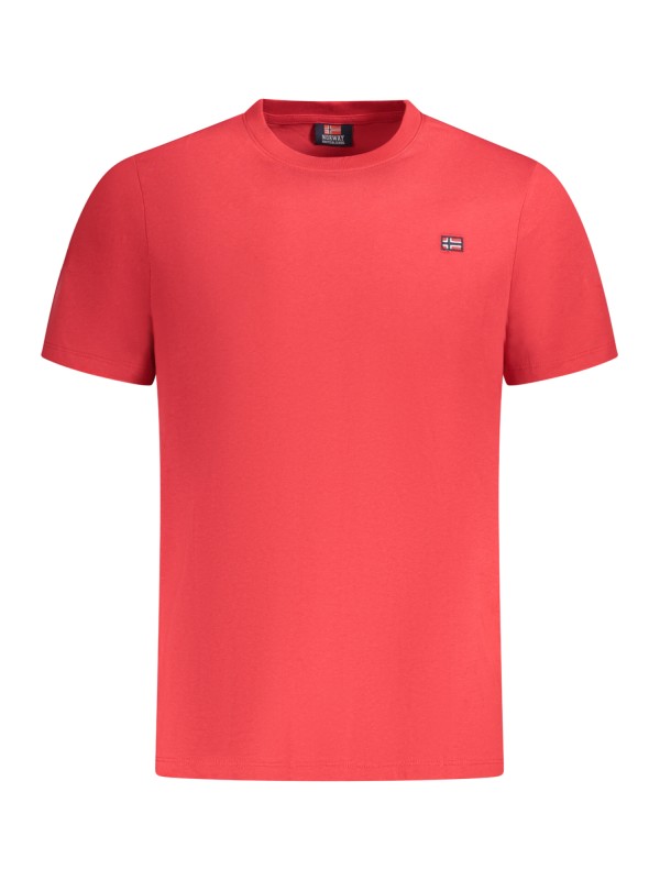 NORWAY 1963 T-SHIRT MANICHE CORTE UOMO ROSSO