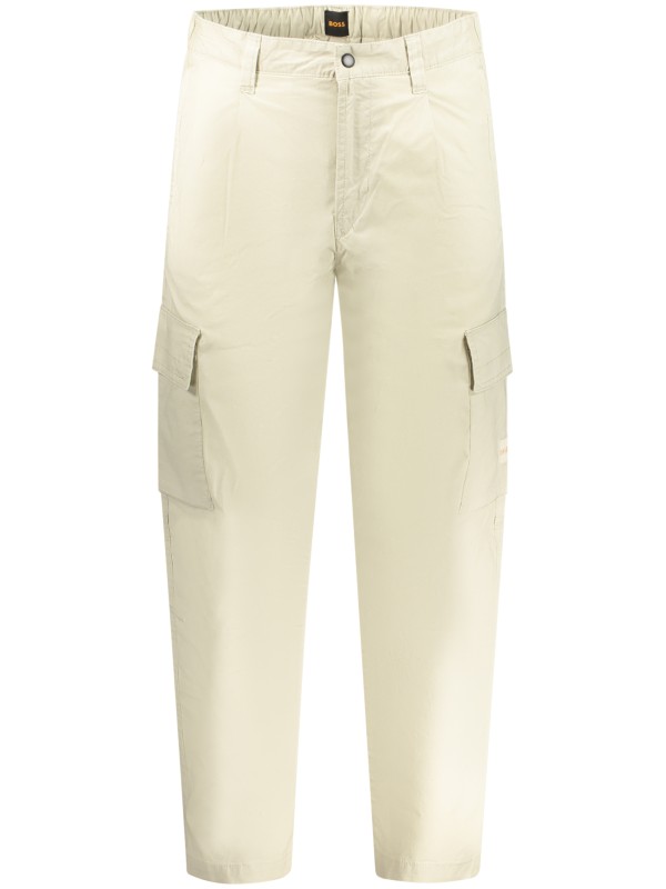 BOSS PANTALONE UOMO BEIGE