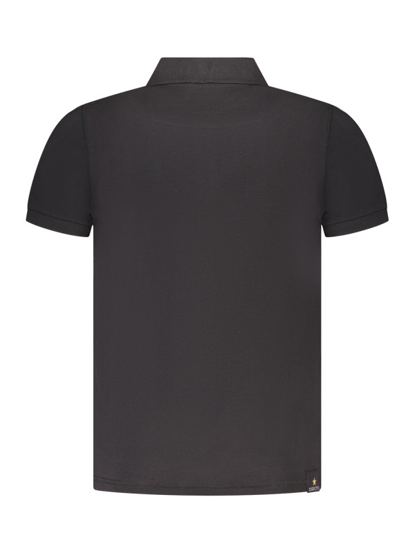 ACCADEMIA MILITARE POLO MANICHE CORTE UOMO NERO