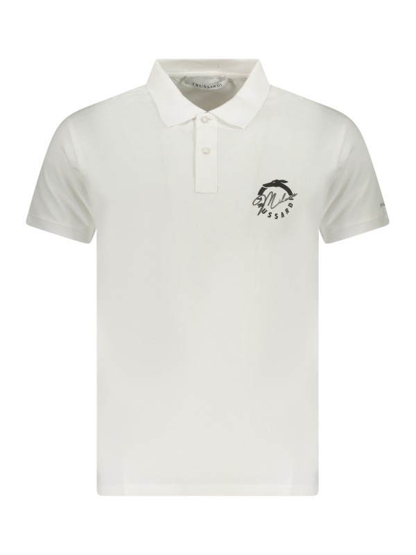 TRUSSARDI POLO MANICHE CORTE UOMO BIANCO