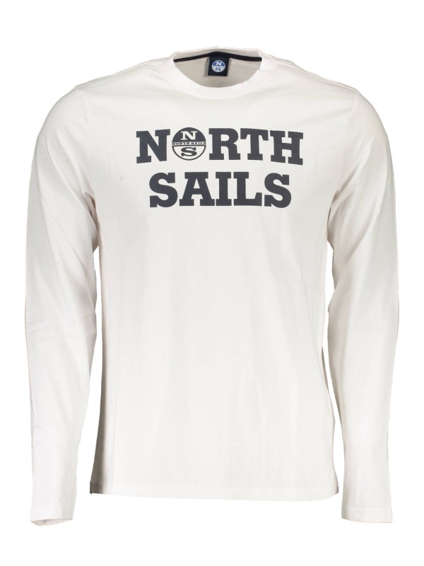 NORTH SAILS T-SHIRT MANICHE LUNGHE UOMO BIANCO