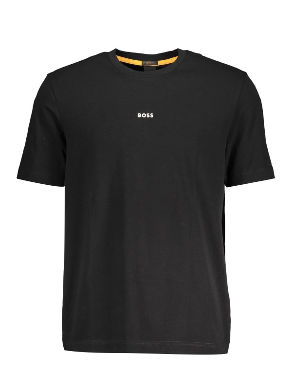 BOSS T-SHIRT MANICHE CORTE UOMO NERO
