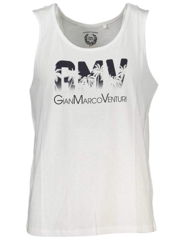 GIAN MARCO VENTURI CANOTTA UOMO BIANCO