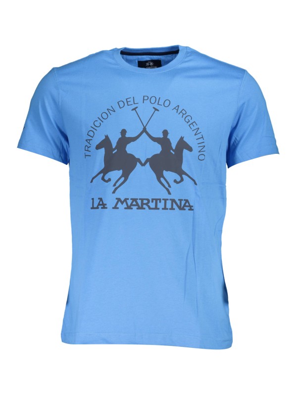 LA MARTINA T-SHIRT MANICHE CORTE UOMO BLU