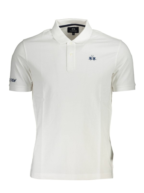 LA MARTINA POLO MANICHE CORTE UOMO BIANCO