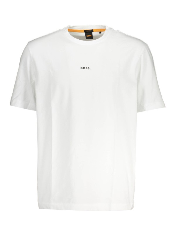BOSS T-SHIRT MANICHE CORTE UOMO BIANCO