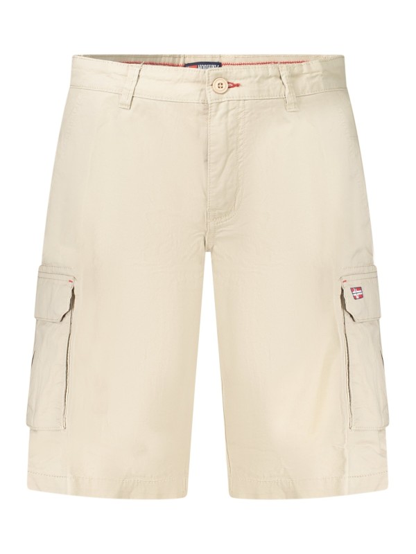NORWAY 1963 PANTALONE BERMUDA UOMO BEIGE