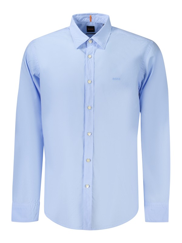 BOSS CAMICIA MANICHE LUNGHE UOMO AZZURRO