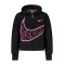 NIKE FELPA CON ZIP BAMBINA NERO