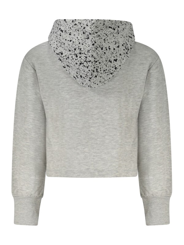 NIKE FELPA CON ZIP BAMBINA GRIGIO