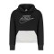 NIKE FELPA SENZA ZIP BAMBINA NERO