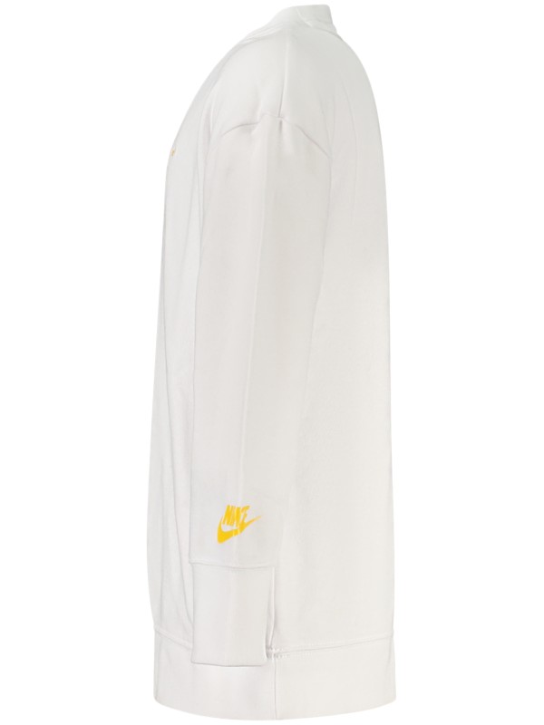 NIKE FELPA SENZA ZIP BAMBINA BIANCO