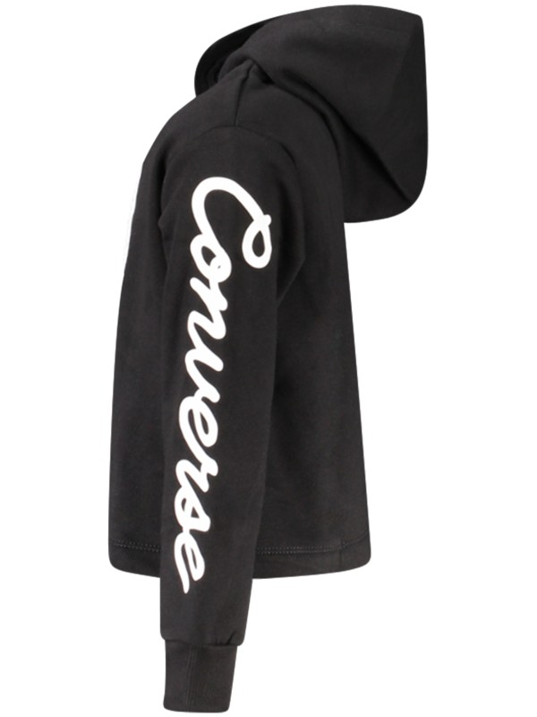 CONVERSE FELPA SENZA ZIP BAMBINA NERO