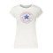 CONVERSE T-SHIRT MANICHE CORTE BAMBINA BIANCO