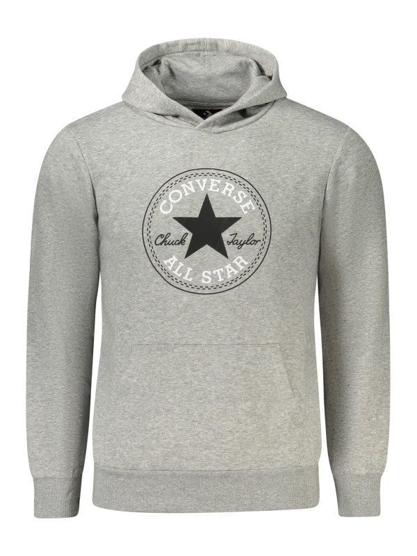 CONVERSE FELPA SENZA ZIP BAMBINO GRIGIO