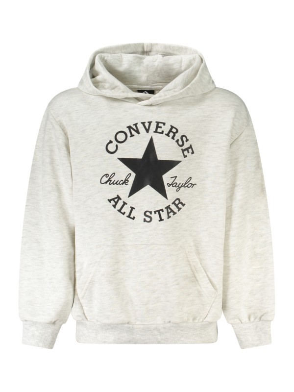 CONVERSE FELPA SENZA ZIP BAMBINO GRIGIO