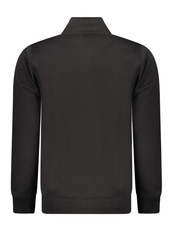 RIFLE FELPA CON ZIP UOMO NERO