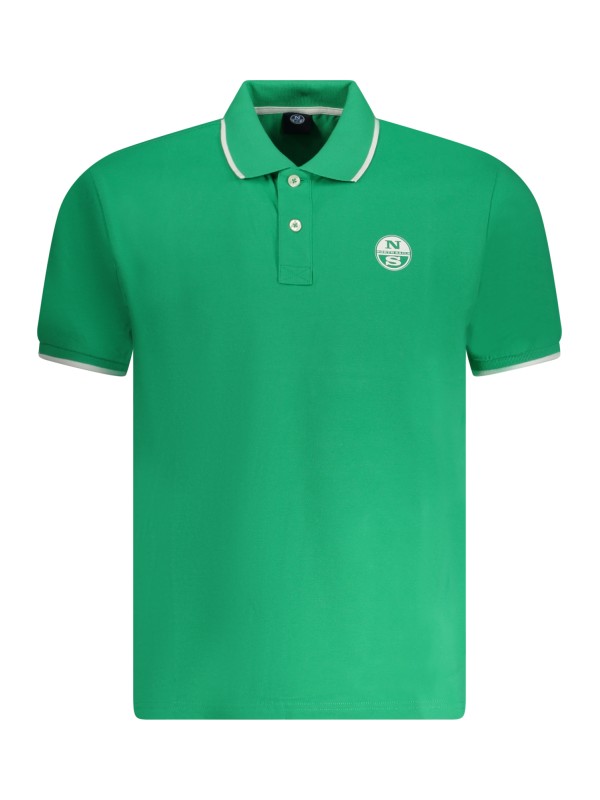 NORTH SAILS POLO MANICHE CORTE UOMO VERDE