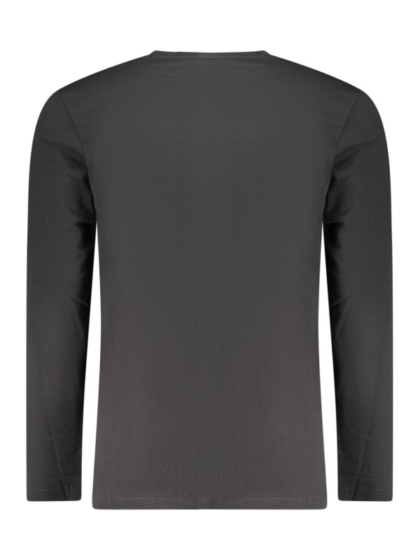 BOSS T-SHIRT MANICHE LUNGHE UOMO NERO