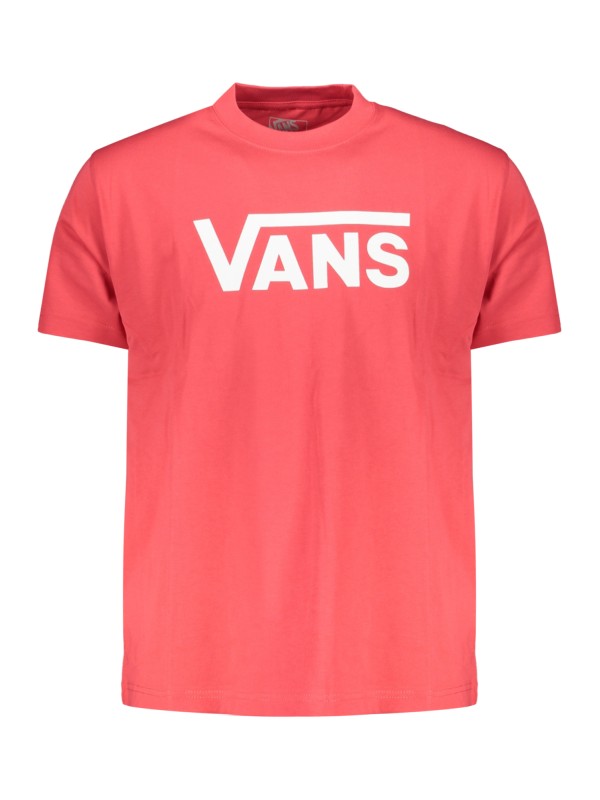 VANS T-SHIRT MANICHE CORTE UOMO ROSSO