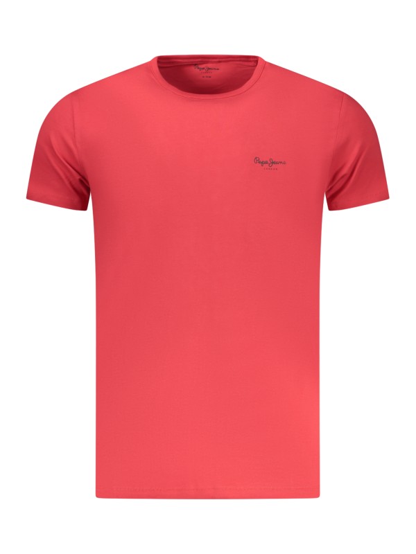 PEPE JEANS T-SHIRT MANICHE CORTE UOMO ROSSO
