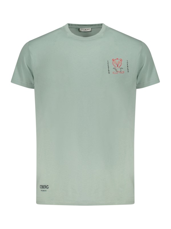 ICEBERG T-SHIRT MANICHE CORTE UOMO VERDE