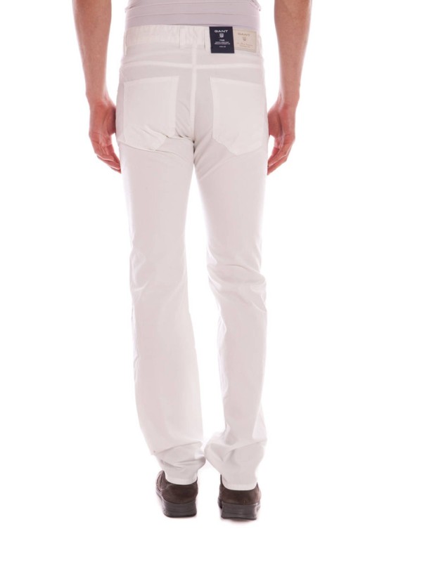 GANT PANTALONE UOMO BIANCO