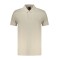 BOSS POLO MANICHE CORTE UOMO BEIGE