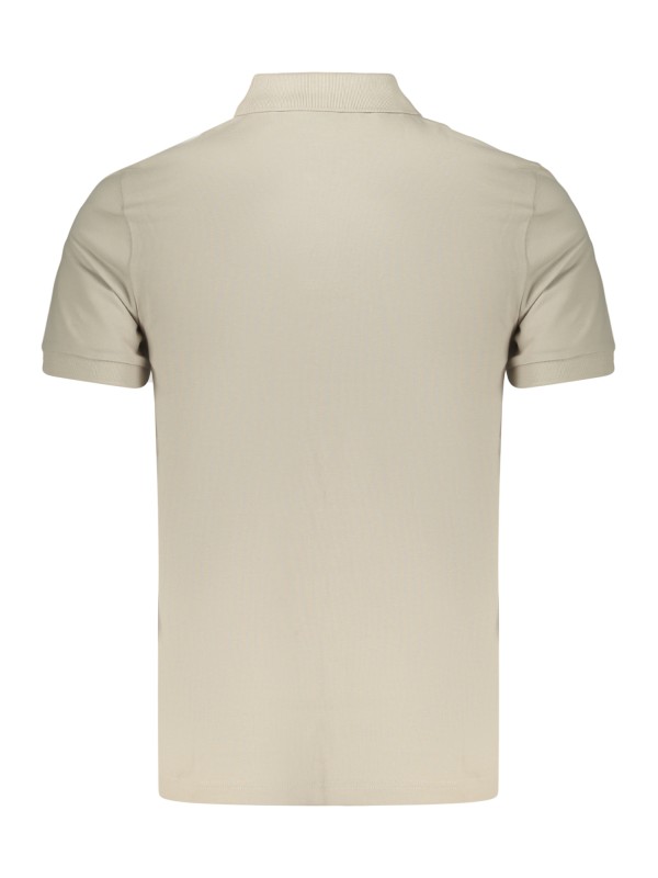 BOSS POLO MANICHE CORTE UOMO BEIGE