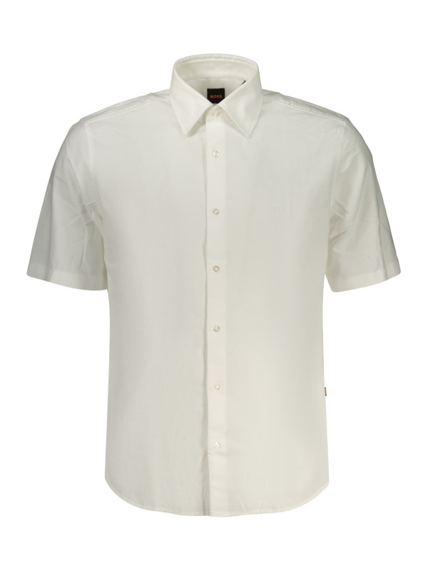 BOSS CAMICIA MANICHE CORTE UOMO BIANCO