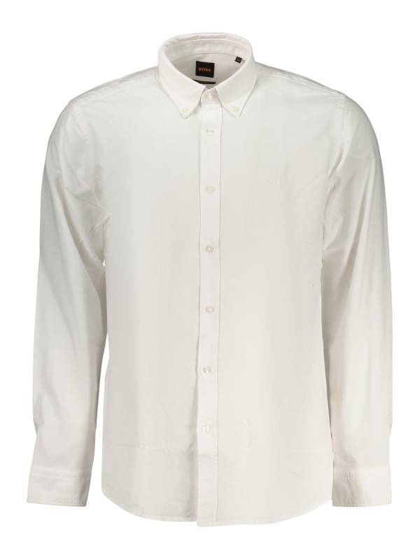BOSS CAMICIA MANICHE LUNGHE UOMO BIANCO