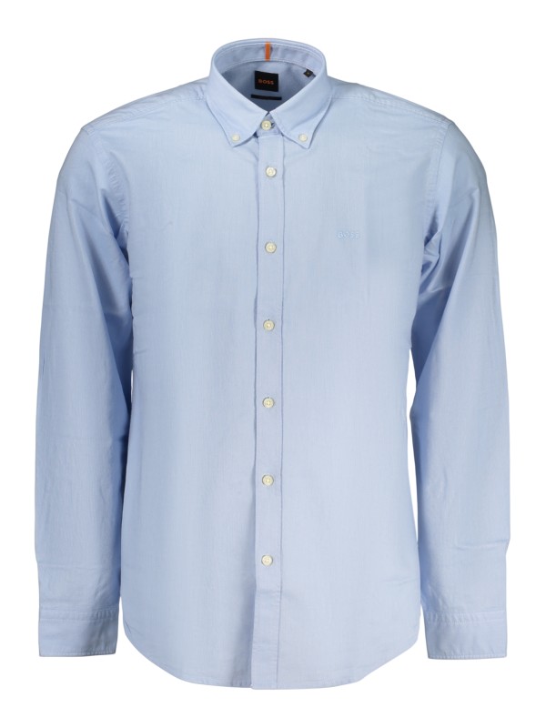 BOSS CAMICIA MANICHE LUNGHE UOMO AZZURRO