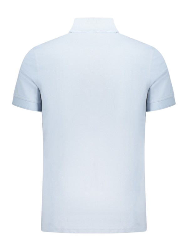 BOSS POLO MANICHE CORTE UOMO AZZURRO