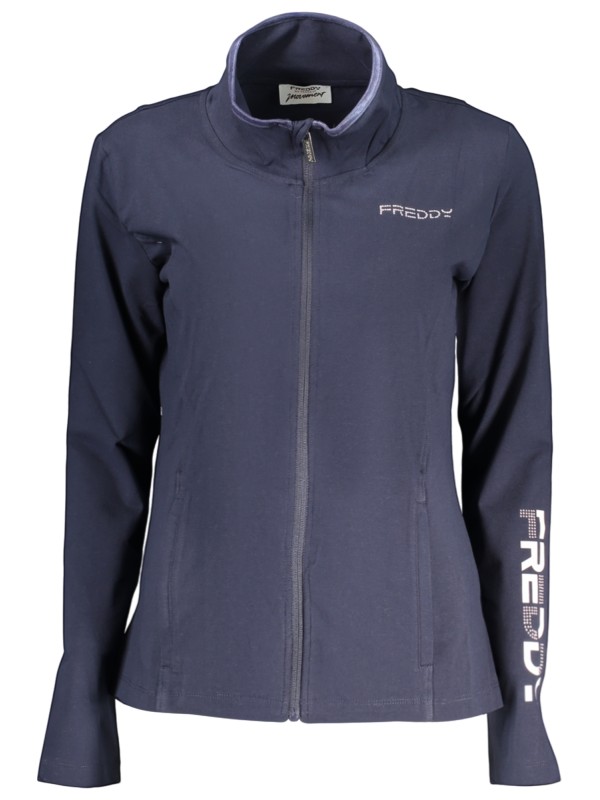 FREDDY FELPA CON ZIP DONNA BLU