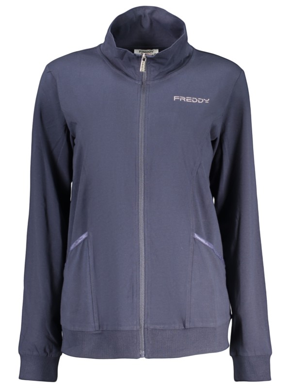 FREDDY FELPA CON ZIP DONNA BLU