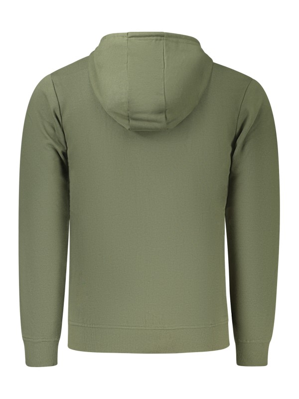 U.S. GRAND FELPA CON ZIP UOMO VERDE