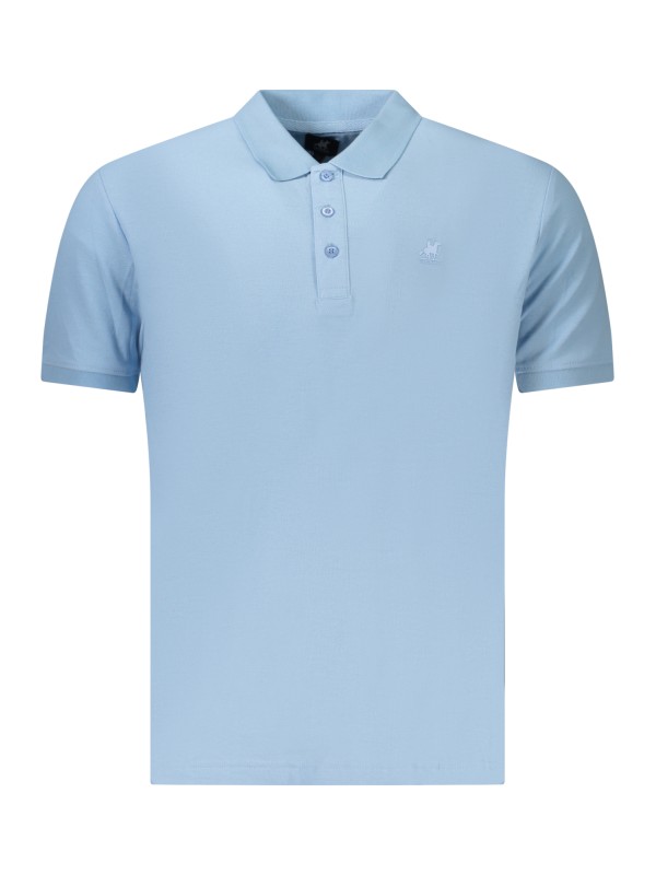 U.S. GRAND POLO MANICHE CORTE UOMO AZZURRO