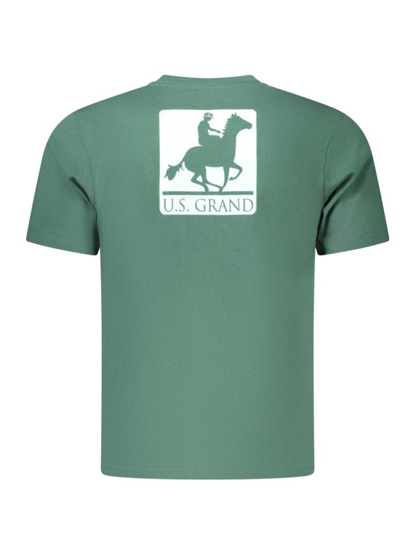 U.S. GRAND T-SHIRT MANICHE CORTE UOMO VERDE