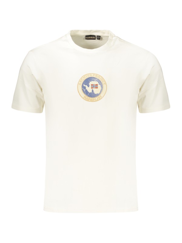 NAPAPIJRI T-SHIRT MANICHE CORTE UOMO BIANCO