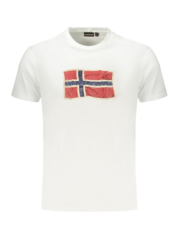 NAPAPIJRI T-SHIRT MANICHE CORTE UOMO BIANCO