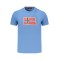 NAPAPIJRI T-SHIRT MANICHE CORTE UOMO AZZURRO