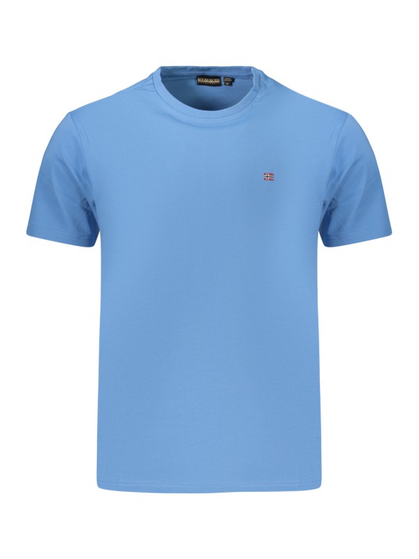 NAPAPIJRI T-SHIRT MANICHE CORTE UOMO AZZURRO