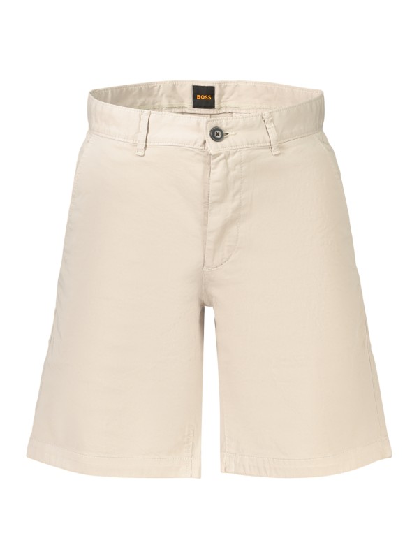 BOSS PANTALONE BERMUDA UOMO BEIGE