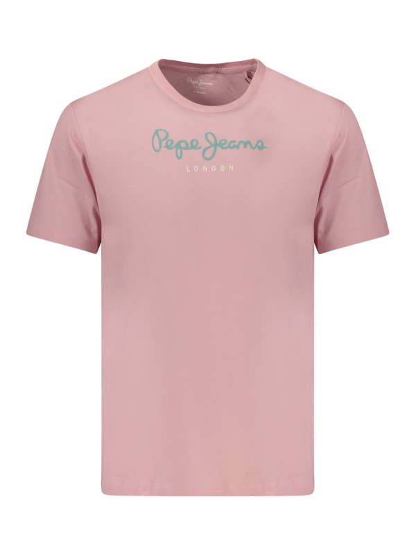 PEPE JEANS T-SHIRT MANICHE CORTE UOMO ROSA